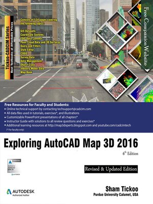 cover image of Exploring AutoCAD Map 3D 2016